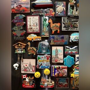 Travel Souvernir Fridge Magnets Bundle
